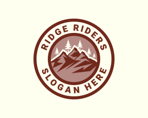 Mountain Summit Scenery logo design