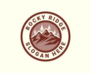 Mountain Summit Scenery logo design