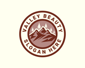 Mountain Summit Scenery logo design