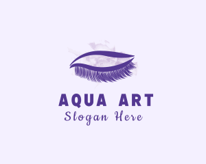 Watercolor Beauty Eyelash logo