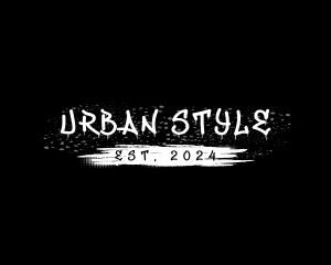 Urban Grunge Graffiti logo design