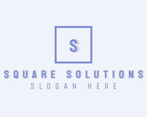 Corporate Square Lettermark logo design