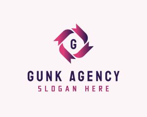 Ribbon Agency Company logo design