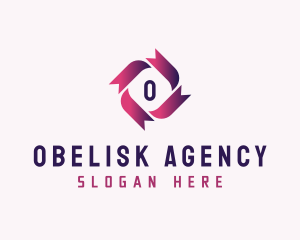 Ribbon Agency Company logo design