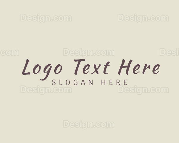 Simple Elegant Business Logo