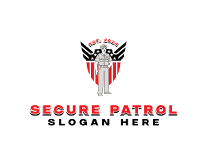 Police Patrol Shield logo design