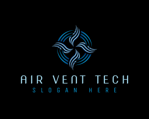 Cooling Air Conditioning logo design