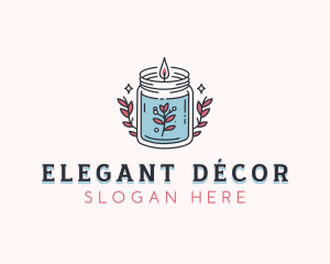 Scented Candlelight Decoration logo design