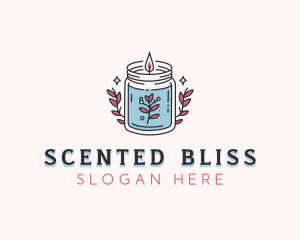 Scented Candlelight Decoration logo design