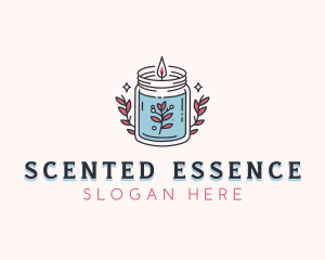 Scented Candlelight Decoration logo design