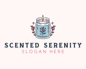 Scented Candlelight Decoration logo design