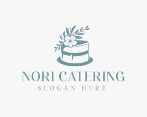 Flower Baking Cake logo design