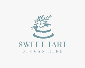 Flower Baking Cake logo design