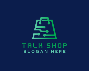 Electronics Shopping Bag logo design