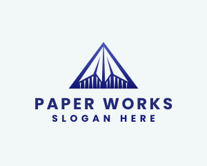 Aviation Paper Plane logo design