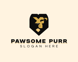 Wildlife Feline Lion logo design