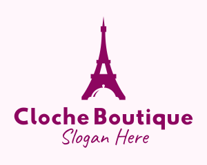 Eiffel Tower Cloche logo