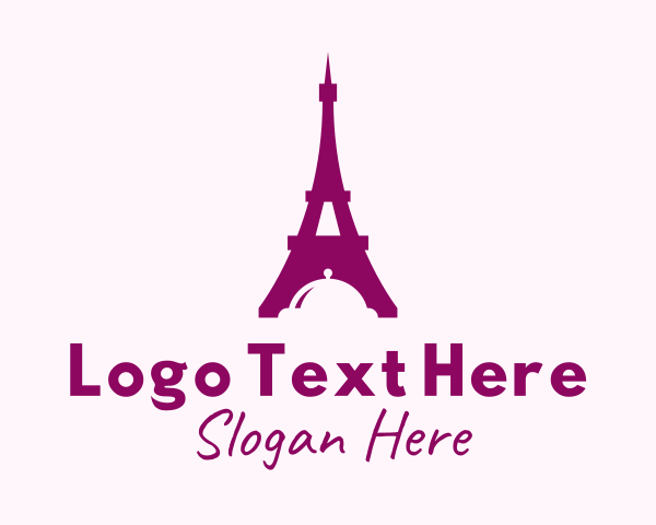 Eiffel Tower logo example 4