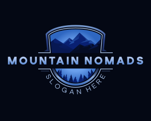 Mountain Outdoor Alpine logo design