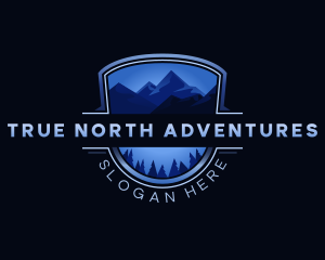 Mountain Outdoor Alpine logo design