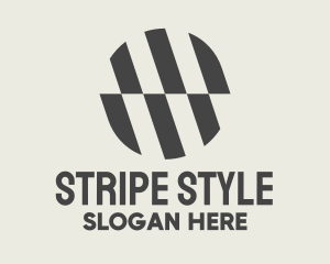 Illusion Striped Circle logo