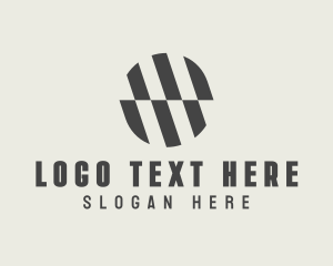 Illusion Striped Circle logo