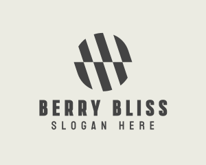 Illusion Striped Circle logo design