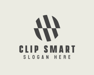 Illusion Striped Circle logo design