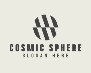 Illusion Striped Circle logo design