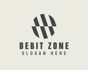 Illusion Striped Circle logo design