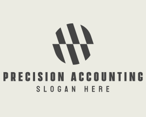 Illusion Striped Circle logo design