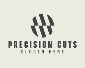 Illusion Striped Circle logo design