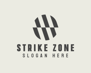 Illusion Striped Circle logo design