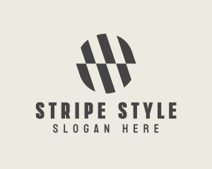 Illusion Striped Circle logo design