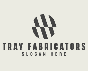 Illusion Striped Circle logo design