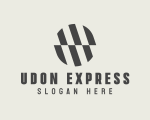 Illusion Striped Circle logo design