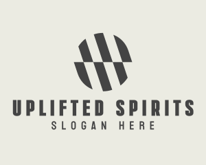 Illusion Striped Circle logo design