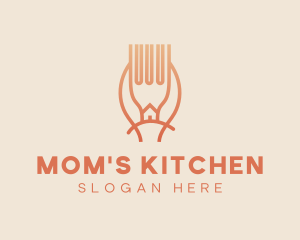 Home Kitchen Utensils  logo design