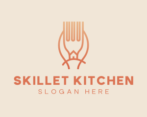 Home Kitchen Utensils  logo design