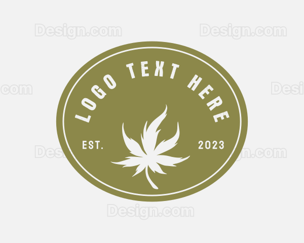 Medicinal Marijuana Leaf Logo