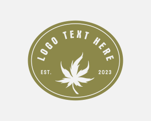 Medicinal Marijuana Leaf logo