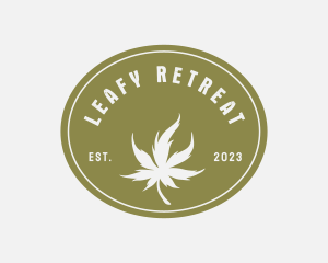 Medicinal Marijuana Leaf logo design