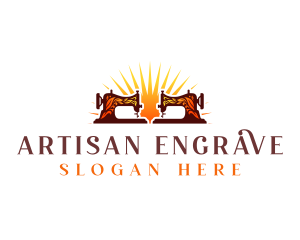 Artisan Sewing Machine logo design