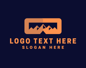 Goggles Mountain Scenery logo