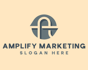 Advertising Media Startup Letter A logo