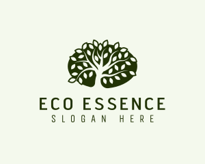 Eco Landscaping Tree logo design