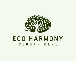 Eco Landscaping Tree logo design