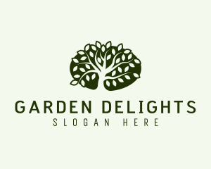 Eco Landscaping Tree logo design