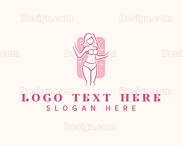 Elegant Female Lingerie Logo