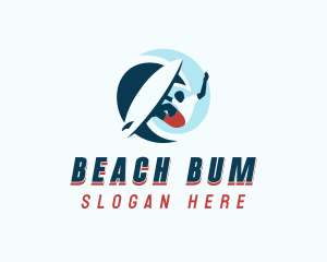 Wave Sea Surfer logo design